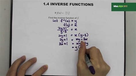 Limited number per day due to our free time. Form 4 Additional Mathematics Chapter 1 Functions - YouTube