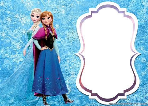 Nice Free Printable Elsa Of Frozen 2 Birthday Invitation Templates
