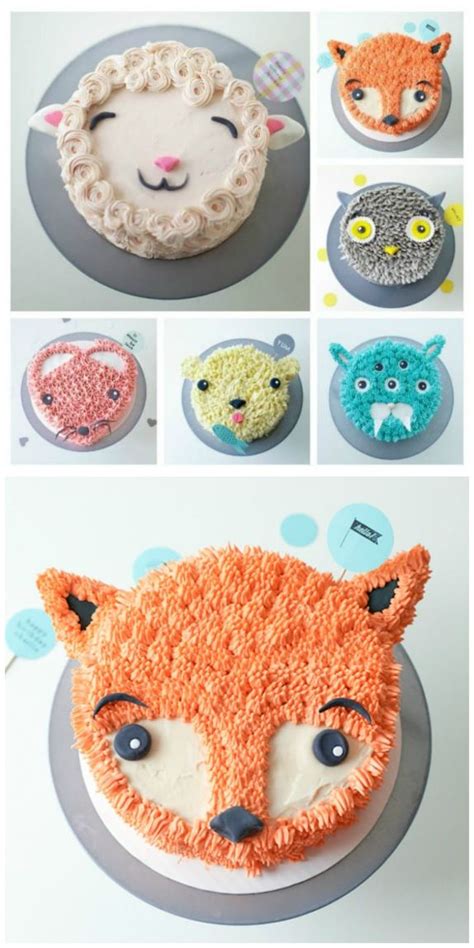 Animal Cakes Ideas Easy Birthday Party Options The Whoot Animal