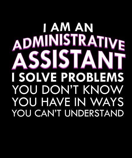 Funny Administrative Professional Assistant Day Poster By Japaneseinkart Redbubble