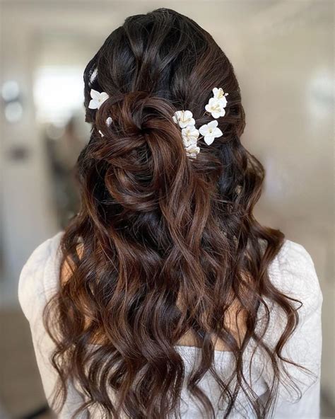 20 Gorgeous Half Up Half Down Wedding Hairstyles To Inspire Make Me Bridal