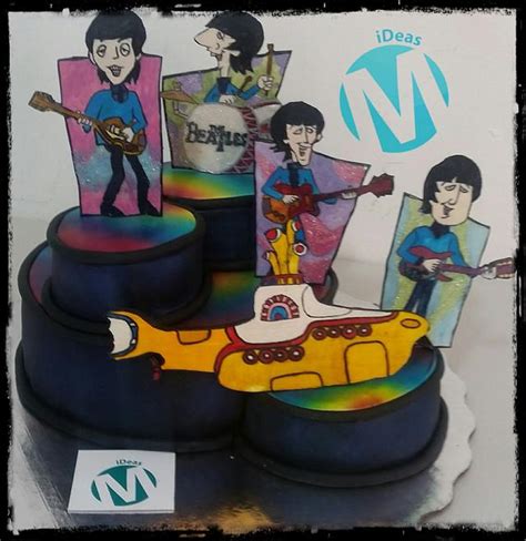 Beatles Cake Decorated Cake By Manu Lazcano M Ideas Cakesdecor