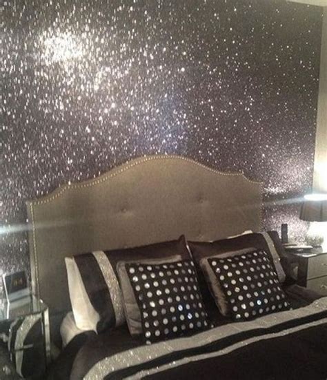 35 Lovely Glitter Wall Paint Ideas For Beautiful Bedroom Searchomee