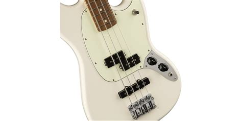 Fender Offset Mustang Bass Pj Olympic White Uk