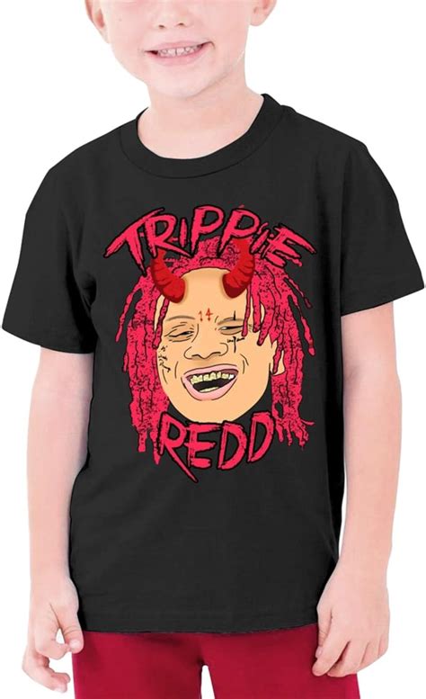 Trippie Redd Head Teenage T Shirt Black Uk Clothing