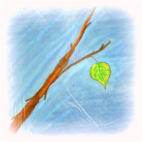 Last Leaf Painting By Chandana Arts