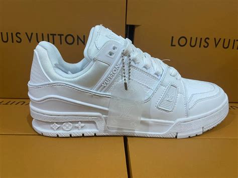 Louis Vuitton Trainer Sneakers Low Homme White Tchoukarcorp