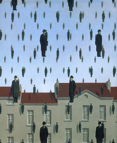 Rene Magritte Golconde 1953 Pearltrees