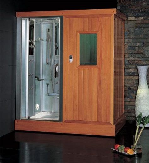 Wasauna Thornber Steam Shower Room And Infrared Sauna Combo 2 Persons