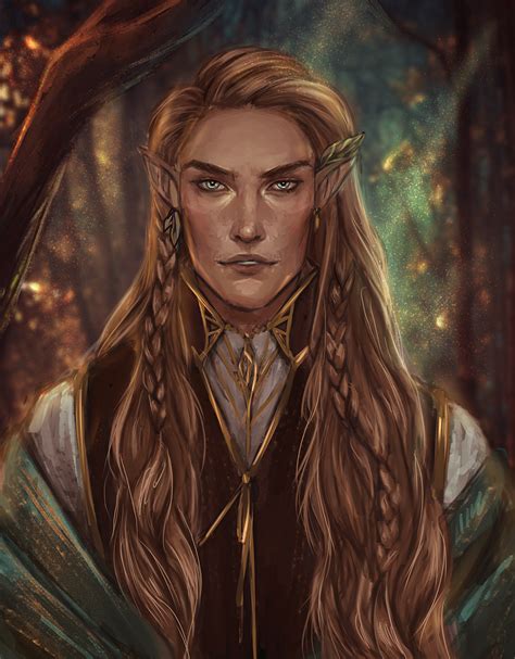 Celegorm Elves Fantasy Elf Art Character Portraits