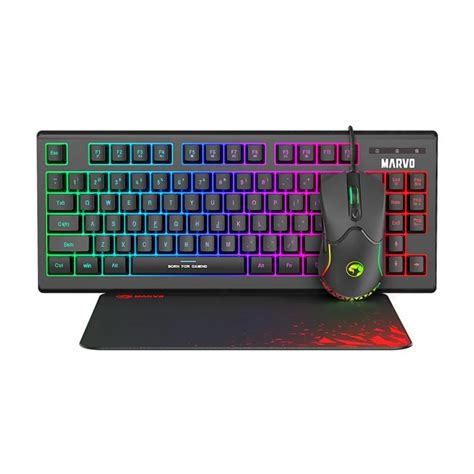 Buy Marvo Cm310 Gaming Keyboard Mouse And Mouse Pad Combo At Ptech