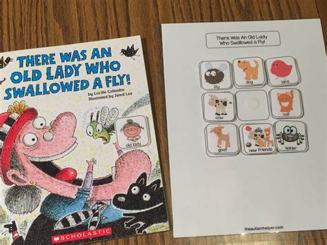 There Was An Old Lady Who Swallowed A Fly The Autism Helper