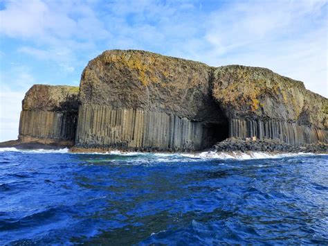 Isle Of Staffa Fingals Cave Close To Isle Of Mull And