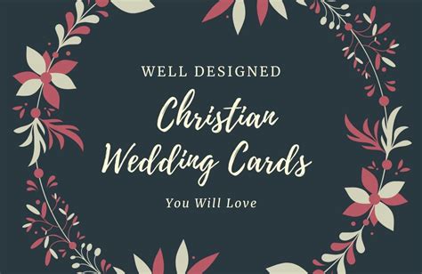 Well Designed Christian Wedding Cards You Will Love The Wedding Inc