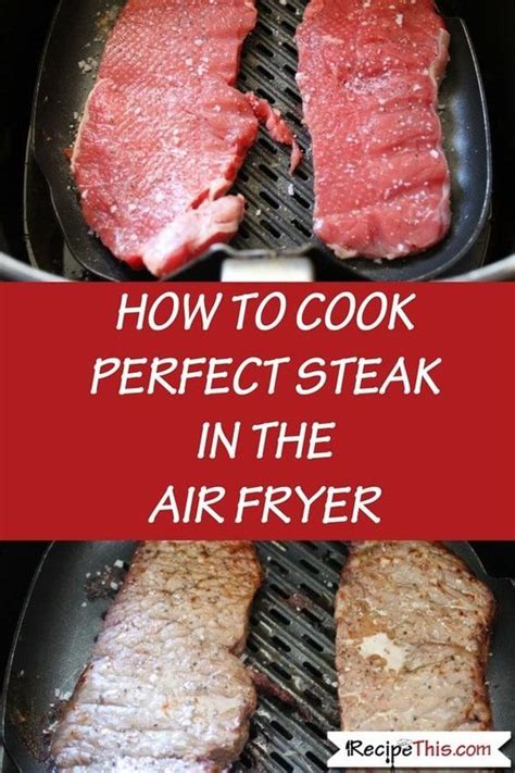 Here's how to easily cook a medium rare new york strip steak in the air fryer without drying it out or overcooking. How To Cook Steak In The #AirFryer inc full recipe and ...