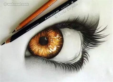 Realistic Eyes Pencil Drawing Pencils Sketches