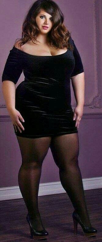I Love The Black Pantyhose And Shapely Thick Legs Plus Size Models