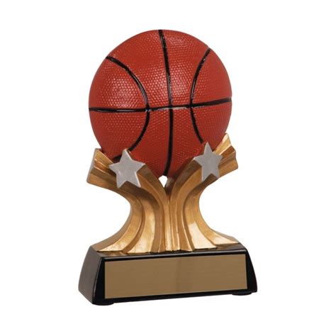 5 Shooting Star Resin Basketball Trophy Awards International
