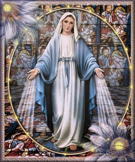 Virgen MarÍa Ruega Por Nosotros Medalla Milagrosa Mother In Heaven Divine Mother Blessed