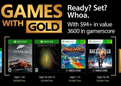 (26 august 2017 at 1:00). Xbox Live Gold Games Announced For September 2017 (video ...
