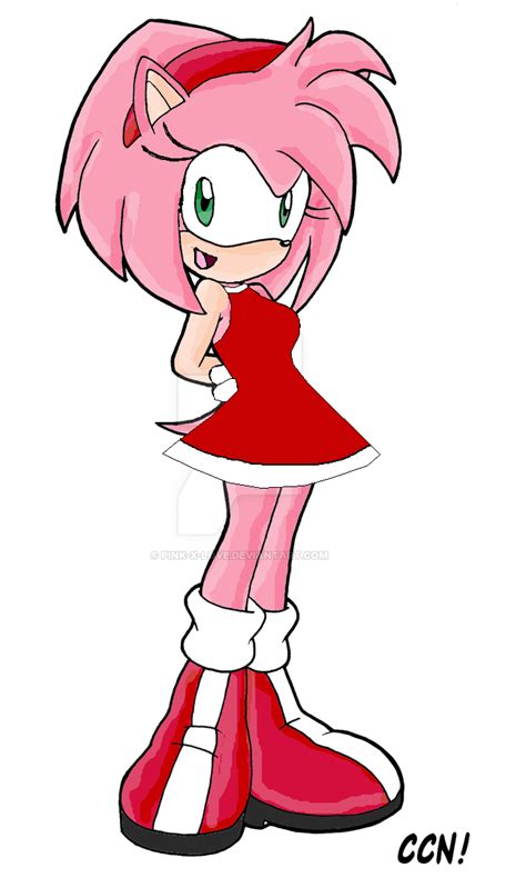 Amy Rose By Ccn Amy Rose Drawing Cartoon Characters Sonic And Friends