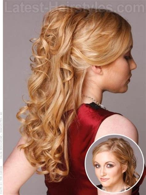 Half Updo Hairstyles Prom Hairstyles For Long Hair Straight