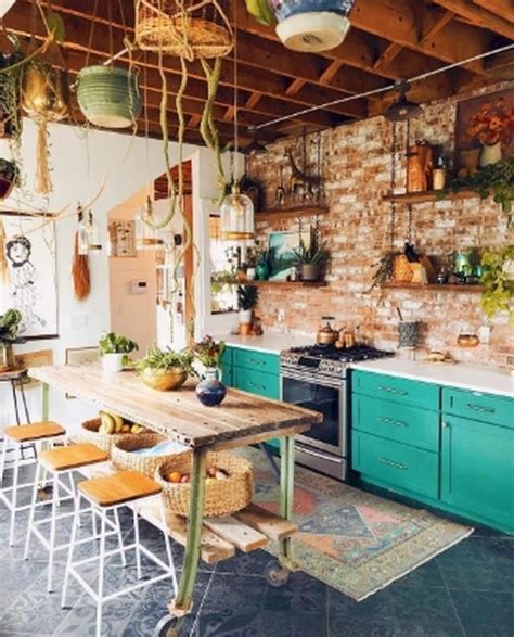 8 Unique And Colorful Bohemian Kitchen Design Ideas Bohemian Kitchen