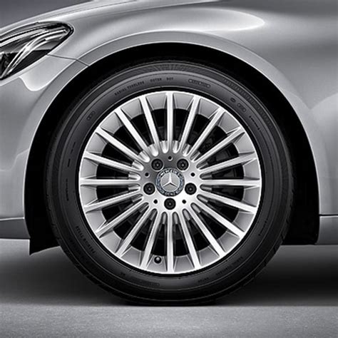 Mercedes Benz 17 Inch Rims Set Of C Class W205 Multi Spoke Wheel