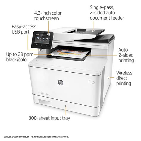 Hp Color Laserjet Pro M477fdw Multi Function Printer Printers India