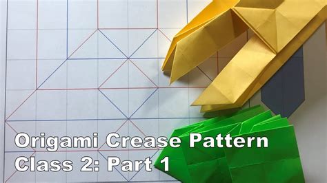Origami Crease Pattern Class Part Youtube