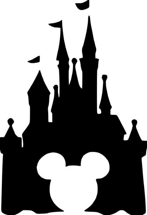 567 Disney Castle Silhouette Svg Free Download Free Svg Cut Files