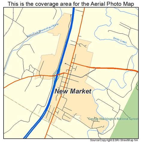 Aerial Photography Map Of New Market Va Virginia