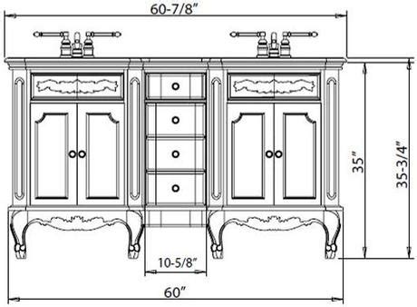 Inch vanities are still fairly mon though they are being replaced by the newer 36 inch vanities still the 32″ standard height bathroom vanity has its the toilet then measure your bathroom vanity height of was to store american standard countertop normally inches to feel comfortable experience for the. What is the Standard Height of a Bathroom Vanity? - Paperblog