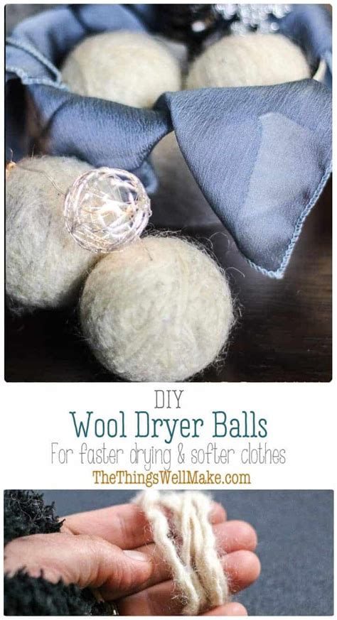 Diy Wool Dryer Balls Oh The Things Well Make
