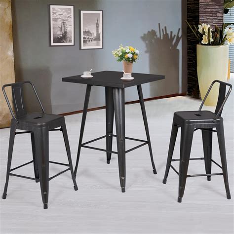 Modern kitchen table and chairs. Amazon.com: AC Pacific 3 Piece Dawson Collection ...