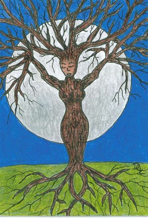 Druantia Is The Celtic Goddess Of Trees And Fertility She Is A Triple Goddess Of Fir Trees Her