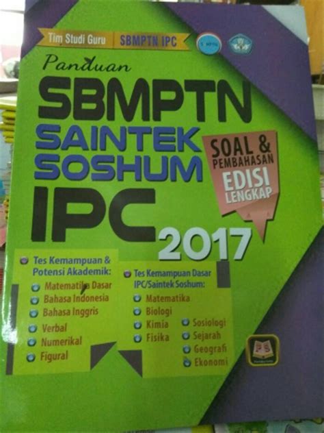 • gunakan buku panduan telefon untuk mencari nama yang biasa digunakan dalam bahasa anda. Jual Buku Panduan SBMPTN SAINTEK SOSHUM IPC 2017 SOAL ...