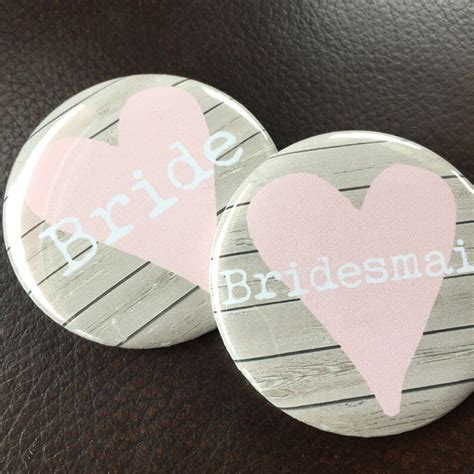 Bridal Party Pins Wedding Party Pins Name Tags Bridal Etsy