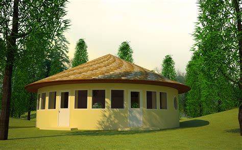 33′ 10m Roundhouse Earthbag House Plans