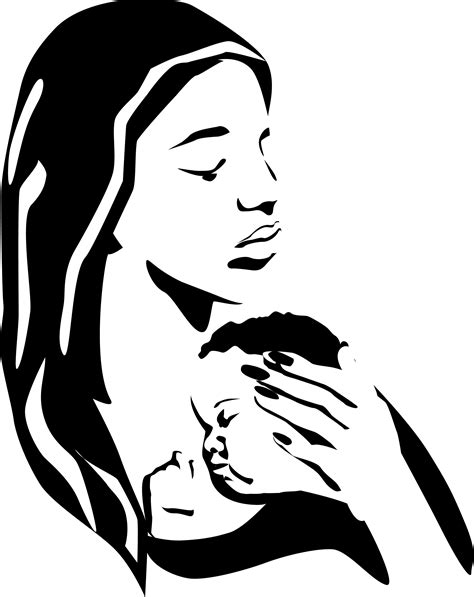Mother Holding Baby Silhouette Tattoo Mother Holding Baby Silhouette
