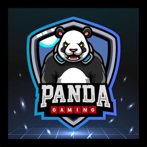 Premium Vector Panda Gaming Mascot Esport Logo Design