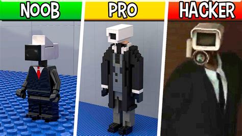 Lego Camera Man Noob Pro Hacker Skibidi Toilet Youtube