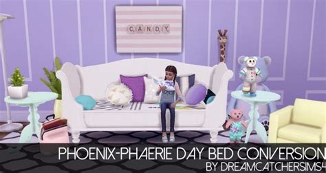 Chez Moi Day Bed Conversion Sims 4 Furniture