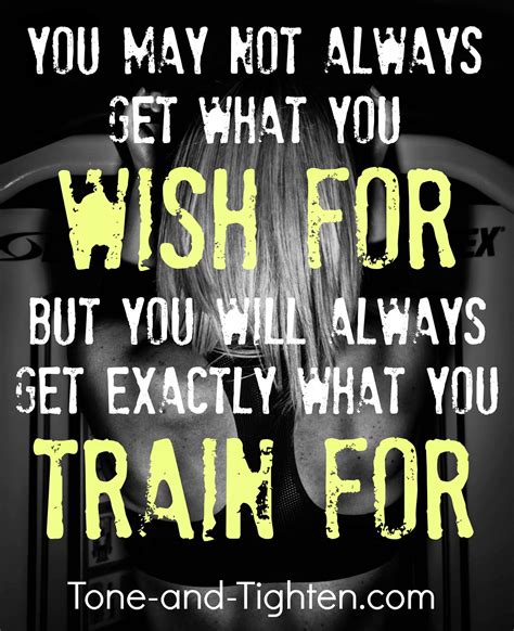 Fitness Motivation You Will Always Get What You Train