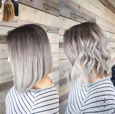 20 Trendy Gray Hairstyles Gray Hair Trend And Balayage Hair Designs