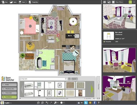 Room diagram has never been easier. Create Professional Interior Design Drawings Online ...