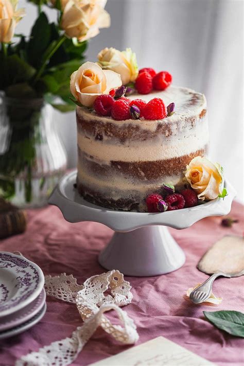 Naked Cake Au Th Rose Jasmin Et Aux Framboises Recettes De Cuisine