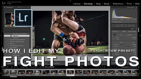 How I Edit My Fight Photography Photos Tutorial Youtube