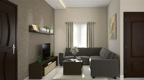 2 Bhk Complete Interiors Small Apartment Design Indian Living Rooms