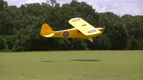 13 Or 12 Scale Clip Wing Piper Cub Youtube